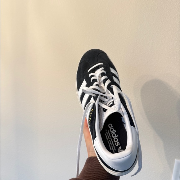 Adidas Black and White Platform Sneakers - Picture 2 of 6